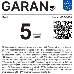 8118 mestic   garan label   solar panel model msbc 150