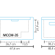 Køleboks kompressor MCCM-35 AC/DC