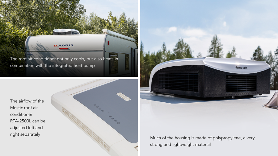 Tagklimaanlæg RTA-2500L hvid