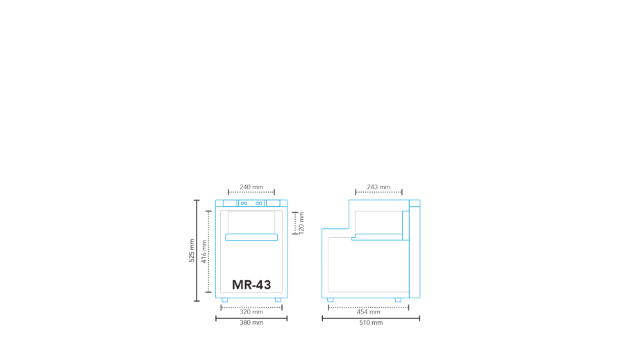 Køleskab kompressor MR-43