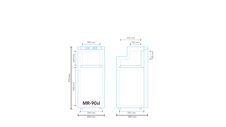 Køleskab kompressor MR-90sl