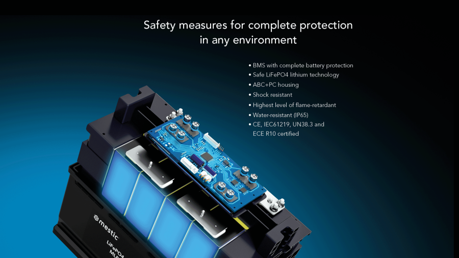 Lithium batteri MLBS-100 LN5 smart
