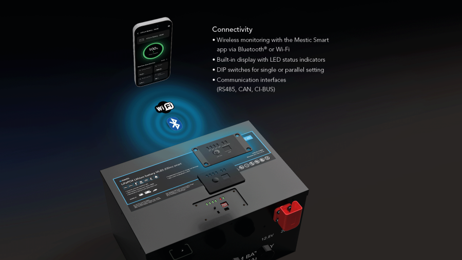 Lithium batteri MLBS-300mc smart