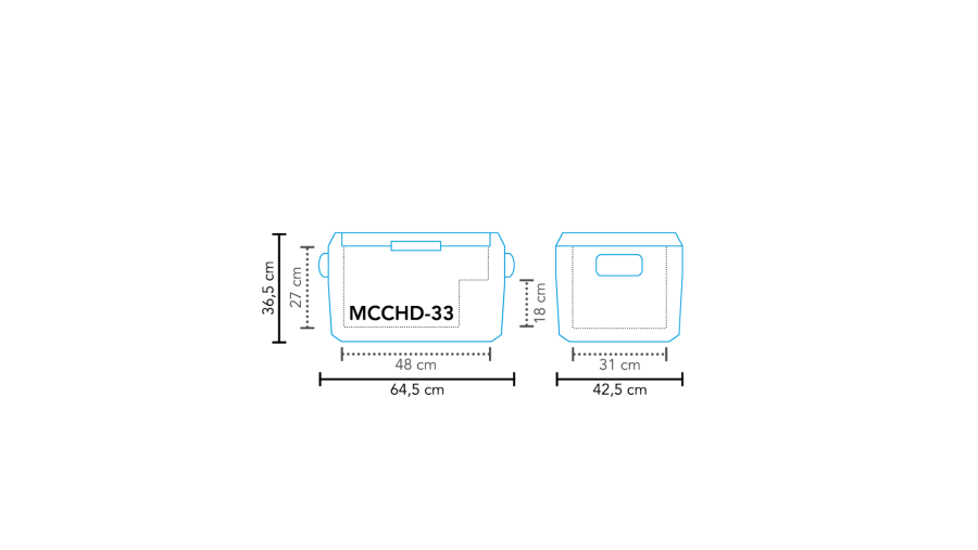 Køleboks kompressor MCCHD-33 DC