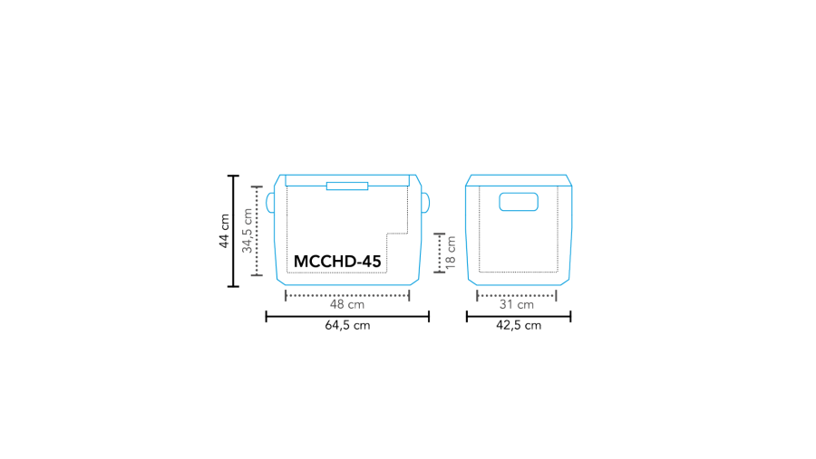 Køleboks kompressor MCCHD-45 DC