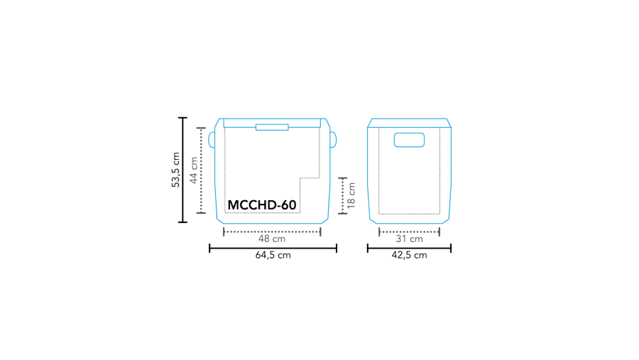 Køleboks kompressor MCCHD-60 DC