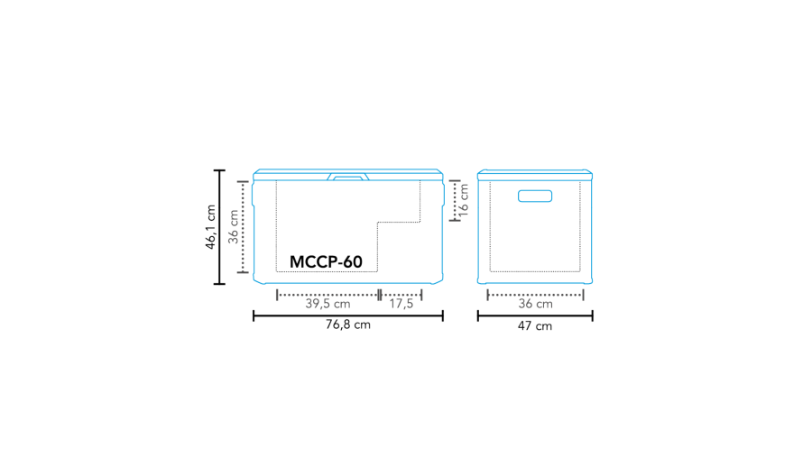 Køleboks kompressor MCCP-60 AC/DC