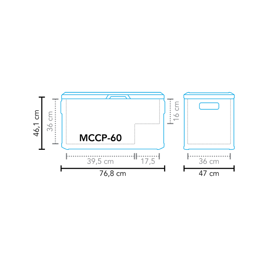 Køleboks kompressor MCCP-60 AC/DC
