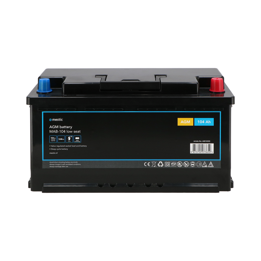 AGM batteri MAB-104 low seat