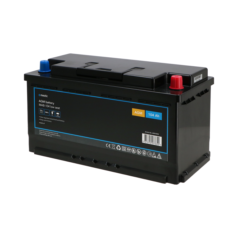 AGM batteri MAB-104 low seat