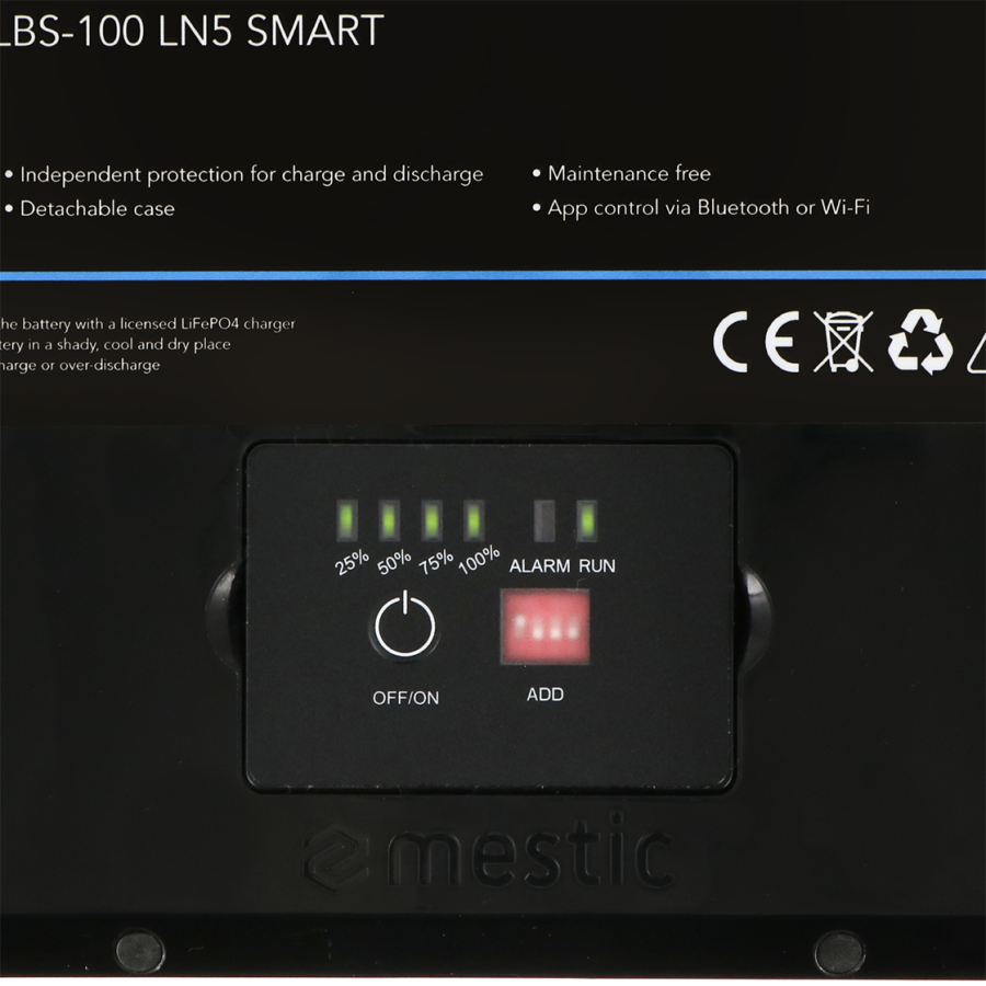 Lithium batteri MLBS-100 LN5 smart