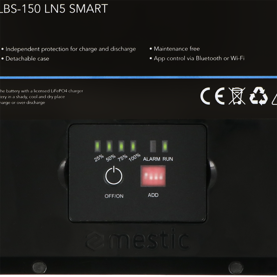 Lithium batteri MLBS-150 LN5 smart