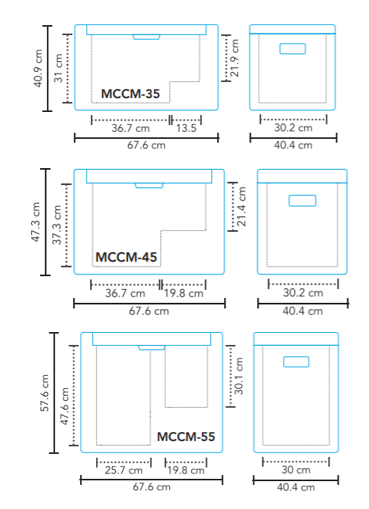 Køleboks kompressor MCCM-55 AC/DC Dual Zone